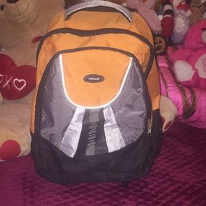 Reflective Luggage Backpack w/Wheels